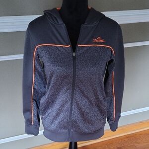 Spalding Charcoal and Orange Hoodie